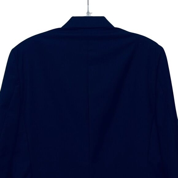 100% Wool Men’s 42L Lauren Ralph Lauren Blazer Navy Blue Modern Fit Coat Jacket - Picture 8 of 16